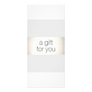 Carte Publicitaire Snowflake White Silver Salon Certificat cadeau Spa