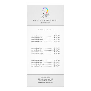 Carte Publicitaire Soin Logo Main Reiki, Massage, Bien-Être Lt Grey
