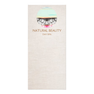 Carte Publicitaire Soins naturels Beauté Spa Sunrise Logo No 2