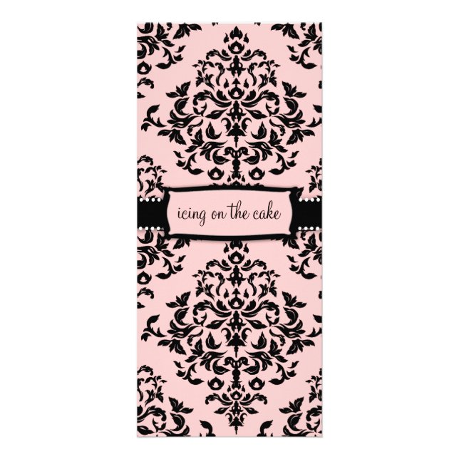 Carte Publicitaire Support rose doux de la cerise sur le gâteau 311 (Devant)