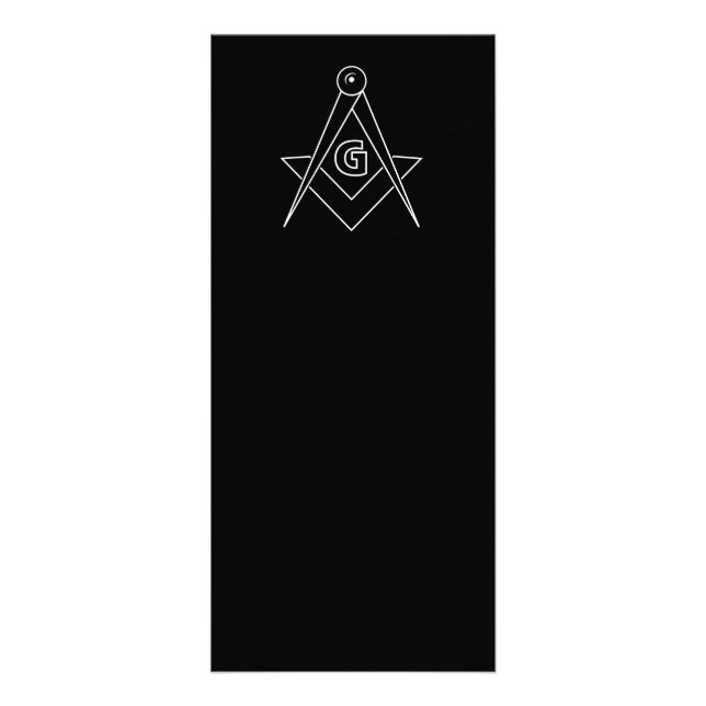 Carte Publicitaire Symbole franc-maçonnerie (Devant)