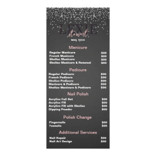 Carte Publicitaire Technologie minimaliste et élégante des ongles