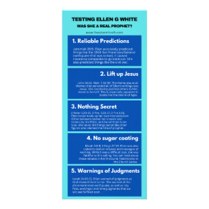 Carte Publicitaire Test d'Ellen G. White