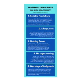 Carte Publicitaire Test d'Ellen G. White