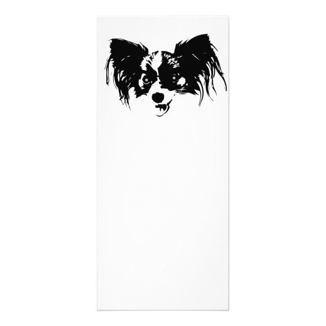 Carte Publicitaire Tête de chien drôle (Devant)