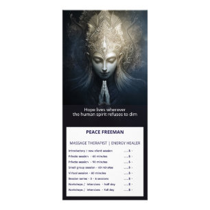 Carte Publicitaire Un moment de grâce   Art de la méditation