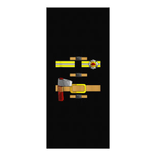 Carte Publicitaire Uniforme de firefighter Funny DIY Halloween