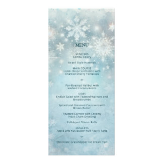 Carte Publicitaire Winter Wonderland Snowflake Détails sur le Mariage