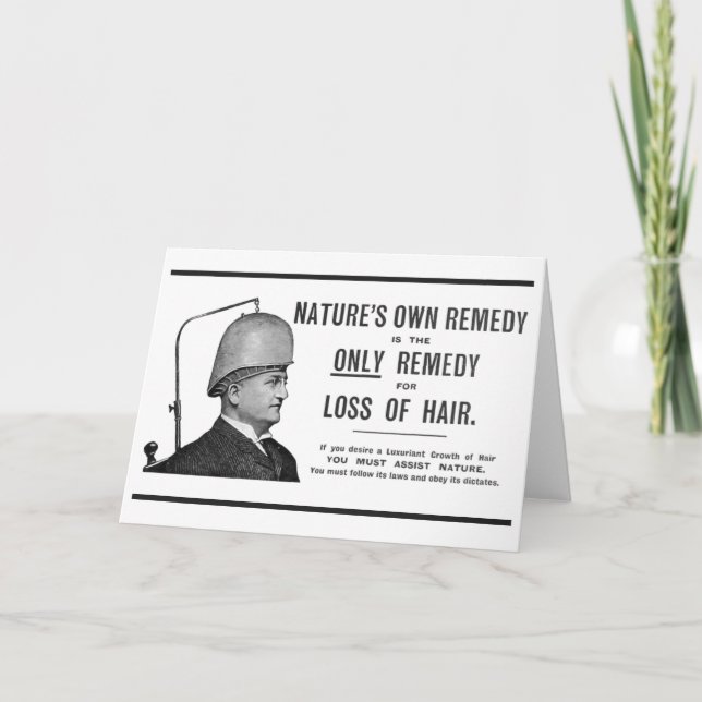 Carte "Publicité pour Evans Vacuum Cap" Message de vœux (Devant)