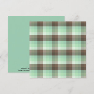 Carte Puce de chocolat à la menthe Blocage de couleur Bl