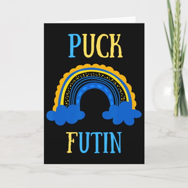 Carte Puck Futin Mème Création Drôle Ukraine Russie  (Devant)