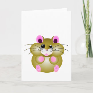 Carte Pudgy Hamster