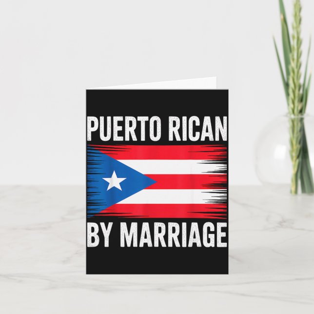 Carte Puerto Rican By Marriage Puerto Rico  (Devant)