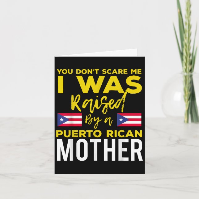 Carte Puerto Rican Joke Quote Puerto Rico Pride  (Devant)