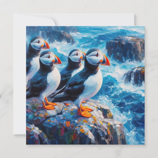 Carte Puffins (Devant)