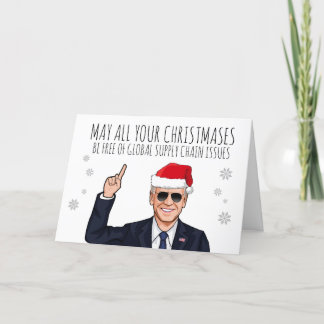 CARTE PUISQUE TOUS VOS NOËL ONT DES PROBLÈMES DE CHAÎNE
