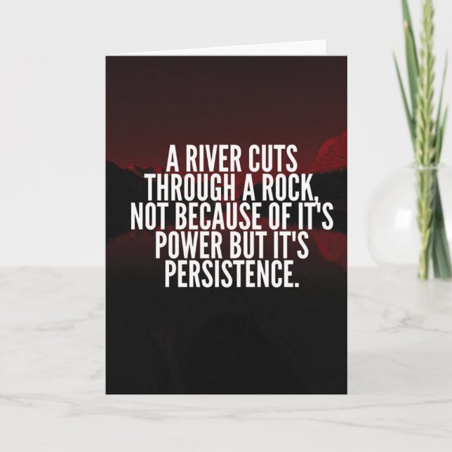 Carte Puissance et persistance - Motivation (Devant)