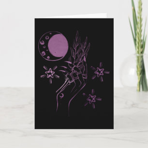 Carte Puissance magique de la main de la sorcière dégrad