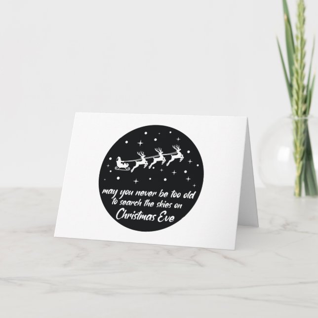 Carte Puissiez-Vous Ne Jamais Être Trop Vieux Pour Cherc (Devant)