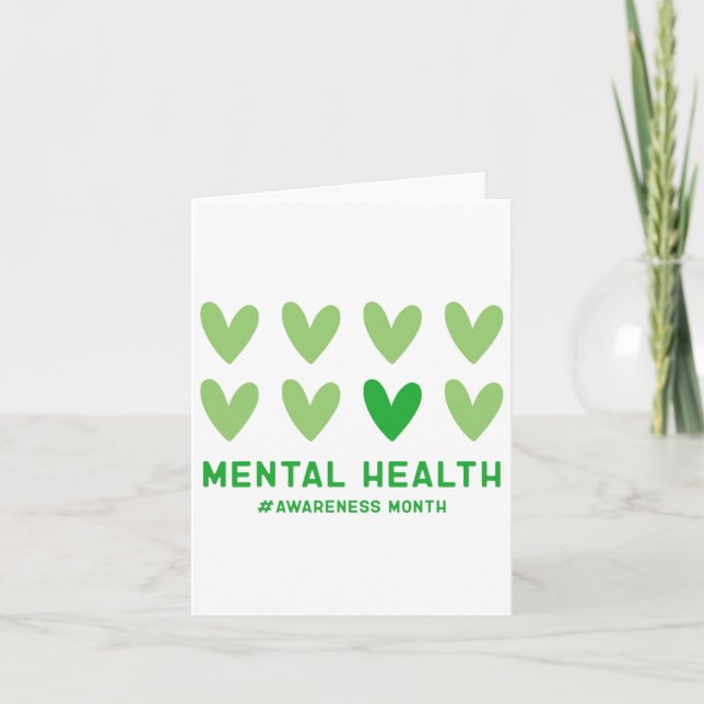 Carte Puissions-nous porter le Mois vert de sensibilisat (Devant)