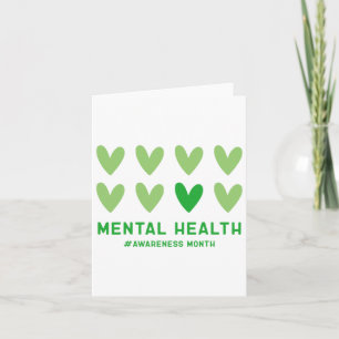 Carte Puissions-nous porter le Mois vert de sensibilisat