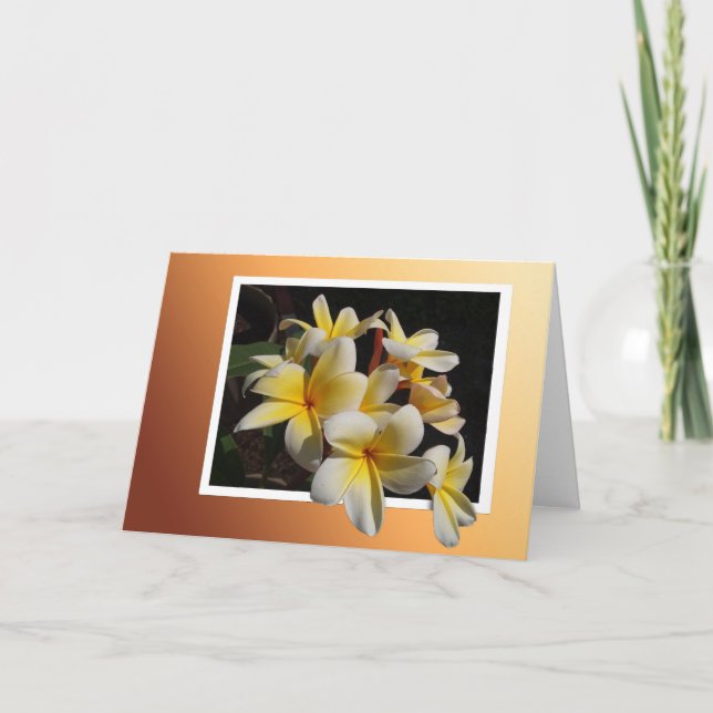 Carte Pulmeria encadrée (Devant)