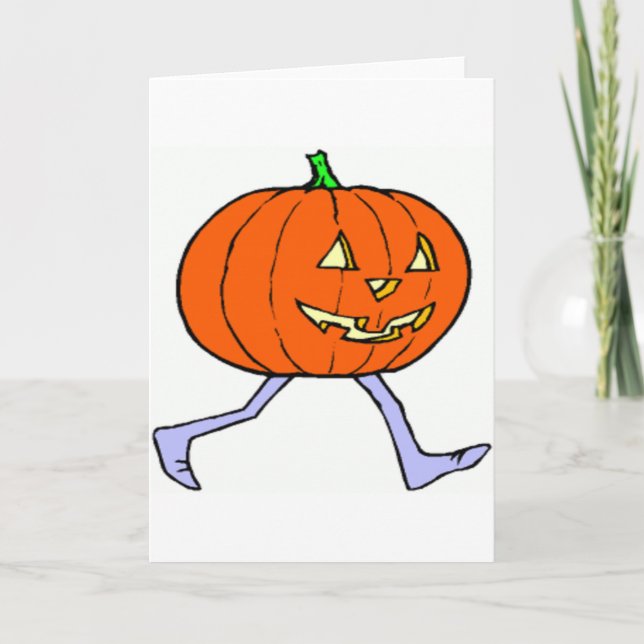 Carte Pumkin effrayant (Devant)