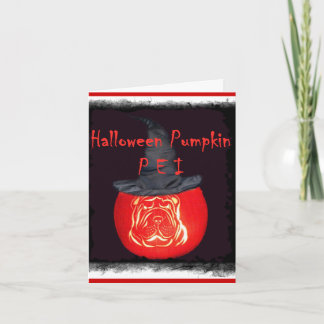 Carte Pumpkin Pei Card