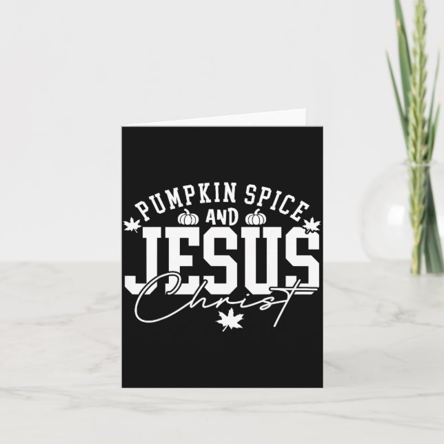 Carte Pumpkin Sce Christian Faith Thanksgiving Fall Autu (Devant)