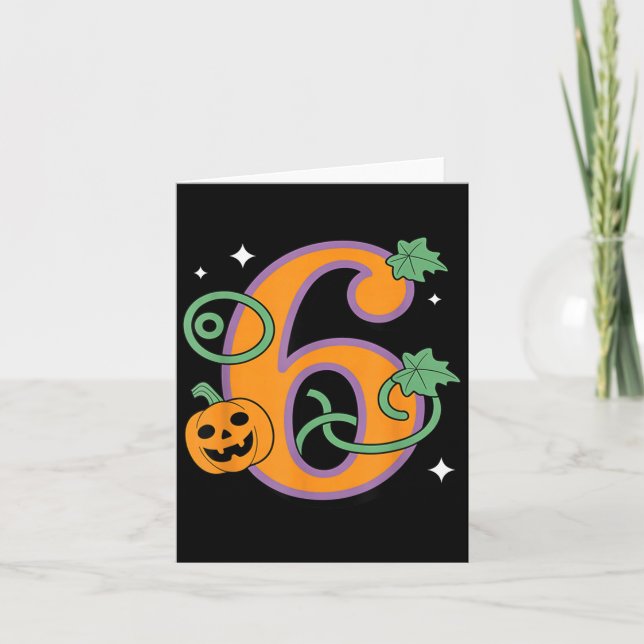 Carte Pumpkin Six Seven 67 Matching 6 Halloween Couple  (Devant)