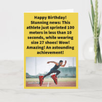 Pun drôle Pas de petits pieds Joyeux anniversaire