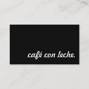 carte punch de fidélité café con leche