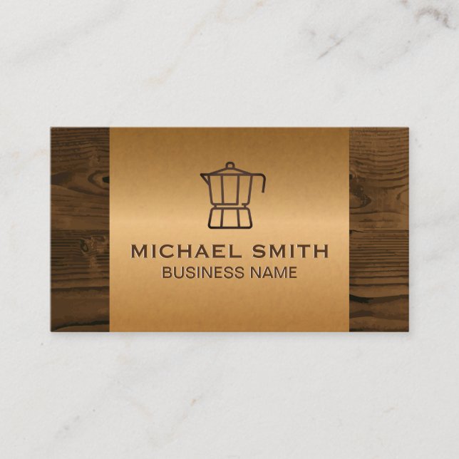 Carte Punch Presse Française | Bois métallique de  (Devant)