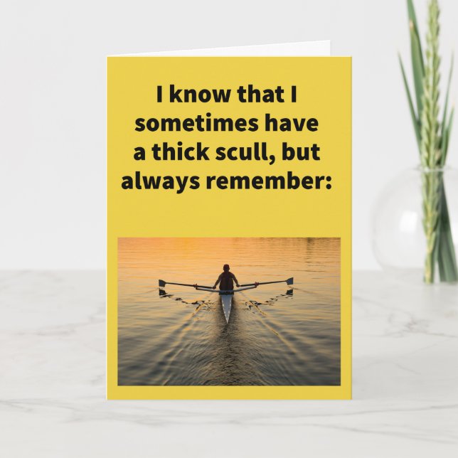 Carte Punition drôle juste comme vous riez Joyeux Annive (Devant)