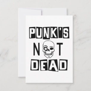 Carte PUNK'S NOT DEAD