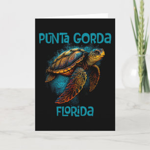 Carte Punta Gorda Floride Fl Rétro Vintage Plage Mer Tor