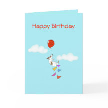 Puppy birthday card