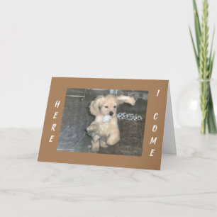 CARTE PUPPY ESPAGNOL NE PEUT PAS ATTENDRE DE DIRE *JOYEU