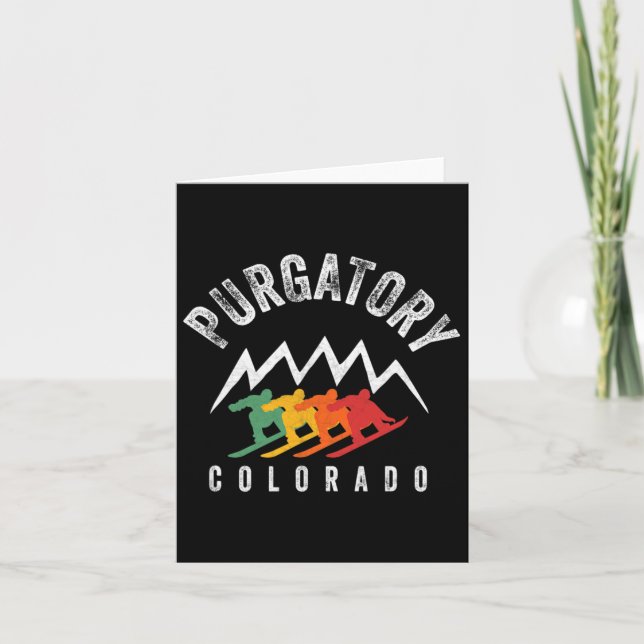 Carte Purger Snowboard Co Rerto Snowboard Colorado (Devant)