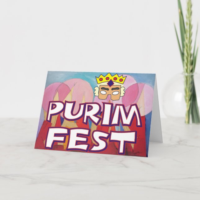 Carte Purim Fest (Devant)