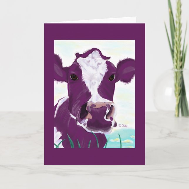 Carte Purple Cow 2 (Devant)