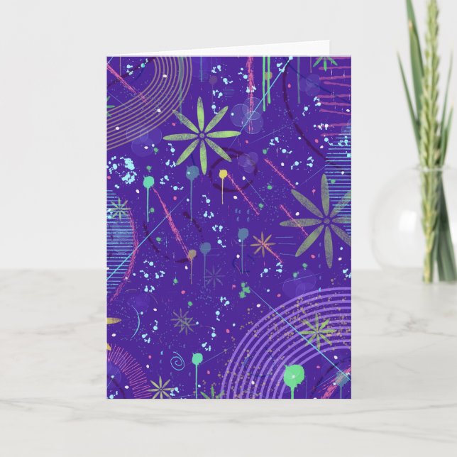 Carte Purple Twilight Party (Devant)