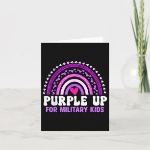 Carte Purple Up For Military Kids Military Child Mois R