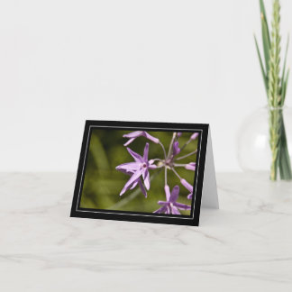 Carte Purple Wildflower Note Card