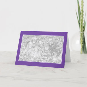 Carte Purple with White Border (photo)