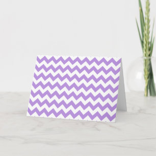 Carte Purple Zigzag, Purple Chevron, Motif géométrique