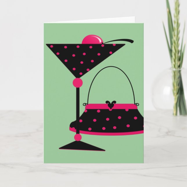 Carte Purse et Martini (Devant)