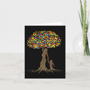 Carte Puzzle Arbre Amour Maman Et Fille Autiste Autisme