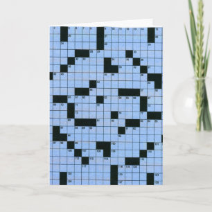 Carte Puzzle de mots croisés