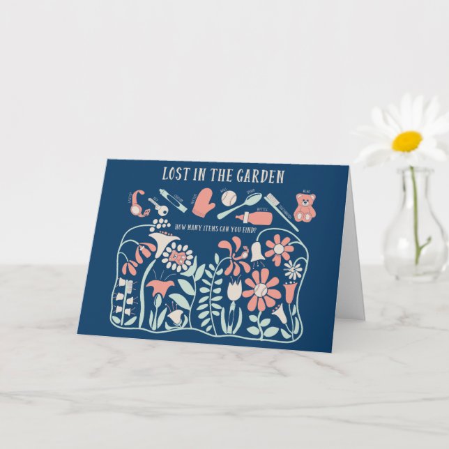 Carte Puzzle d'image cachée, Rechercher et trouver sur m (Petite plante)